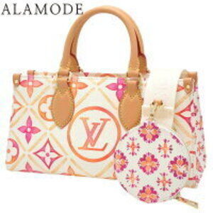 Louis Vuitton Tile By the Pool on Go York crossbody white Ivory orange pink